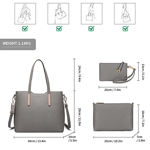 Miss Lulu Faux Leather Shoulder Bag Purse Tote