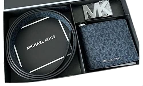 Michael Kors Men's 3-in-1 Logo Belt and Wallet