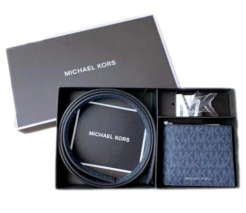 Michael Kors Men's 3-in-1 Logo Belt and Wallet