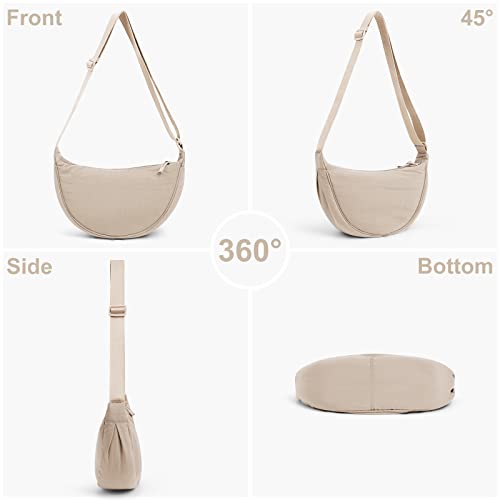 DKIIL NOIYB Nylon Crescent Crossbody Bag - Unisex