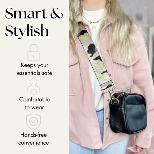 Lily England Crossbody Bag with Adjustable Wide Strap