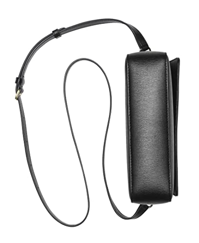 DKNY Bryant-Md Flap Xbody Crossbody, Black Gold