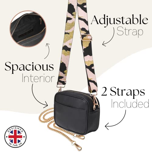 Lily England Crossbody Bag with Adjustable Wide Strap