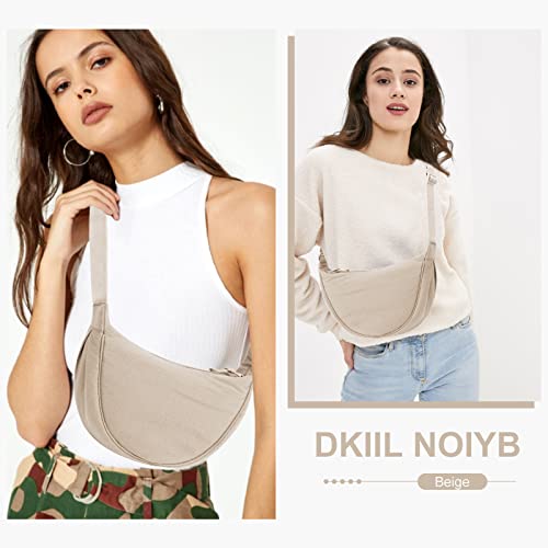DKIIL NOIYB Nylon Crescent Crossbody Bag - Unisex