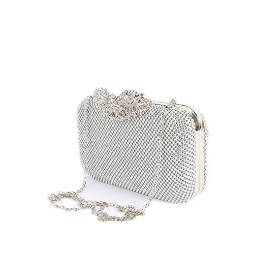 Elegant Crystal Clutch Bag for Party or Bridal Prom