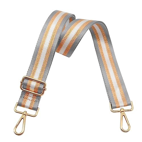 BILIONE Glitter Striped Bag Strap, Adjustable Wide Shoulder