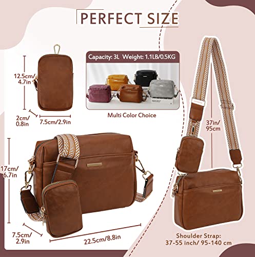 VX VONXURY Small Vegan Leather Convertible Crossbody Handbag