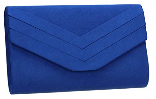 SWANKYSWANS Royal Blue Samantha Clutch Bag, Women's