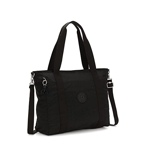 Kipling ASSENI Large Black Tote Bag 20L