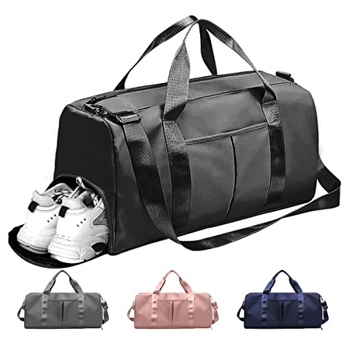 Fashionable Gym Duffel Bag with Shoe Compartment