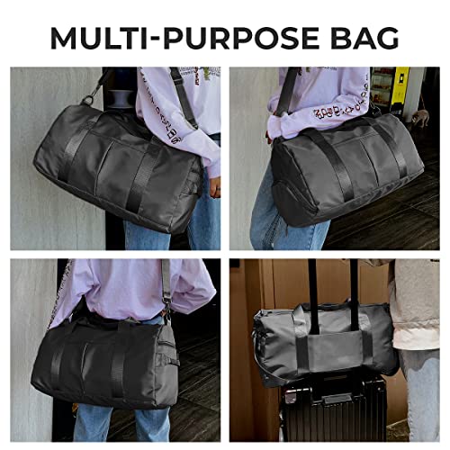 Fashionable Gym Duffel Bag with Shoe Compartment