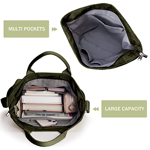 KALIDI Cord Shopper: Designer Shoulder Handbag for Everyday