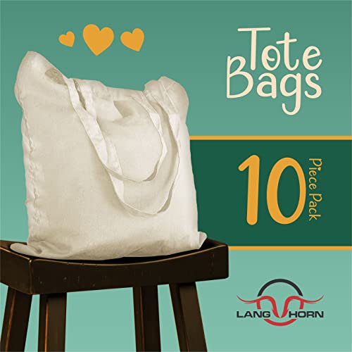 Plain Natural Medium Cotton Tote Bags for Decoration