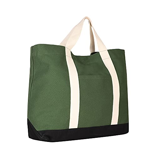 Large Canvas Tote Bag for Shopping & Beach