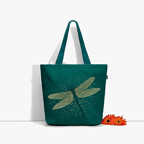 Large Designer Canvas Shopper Bag for Women