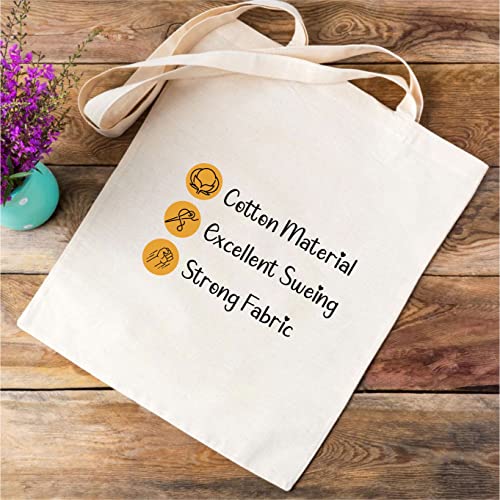 Plain Natural Medium Cotton Tote Bags for Decoration