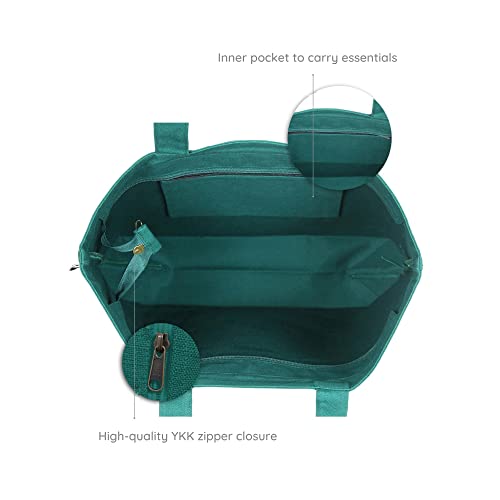 Large Designer Canvas Shopper Bag for Women