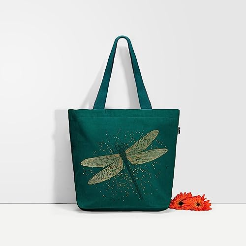 Large Designer Canvas Shopper Bag for Women