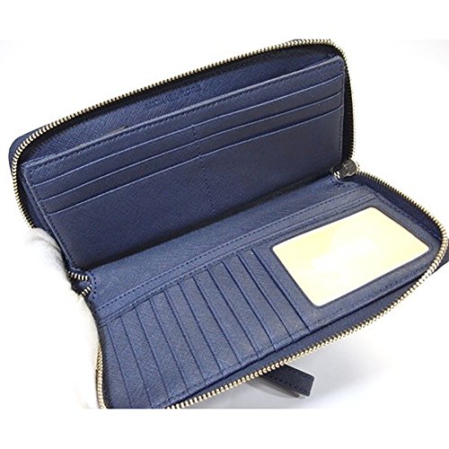Navy Michael Kors Jet Set Travel Wallet