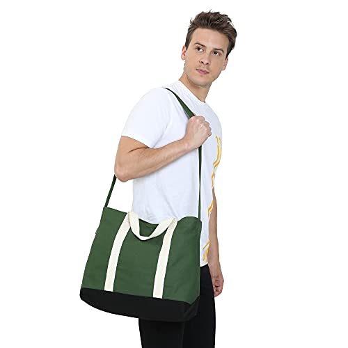 Large Canvas Tote Bag for Shopping & Beach
