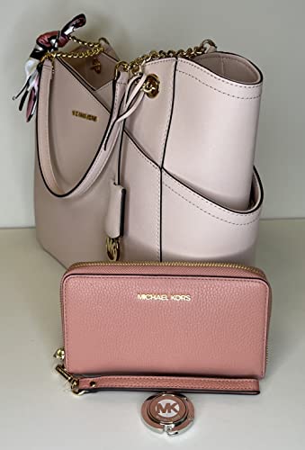 MICHAEL KORS Jet Set Travel Shoulder Tote + Phone Wallet