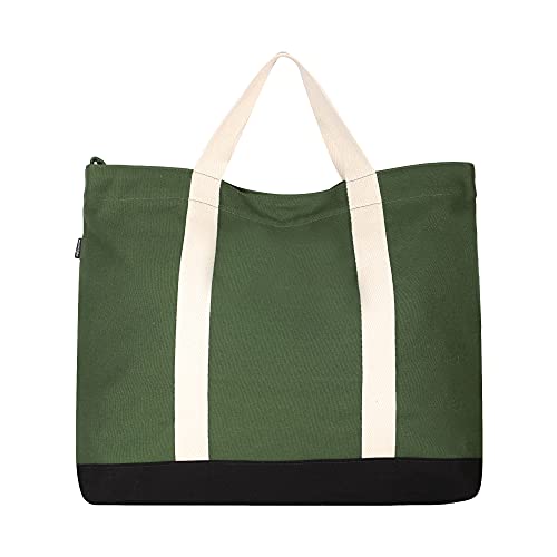 Large Canvas Tote Bag for Shopping & Beach
