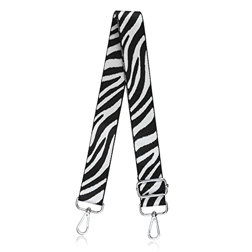 Zebra Print Handbag Strap, Wide Adjustable Shoulder - Women's Ideal