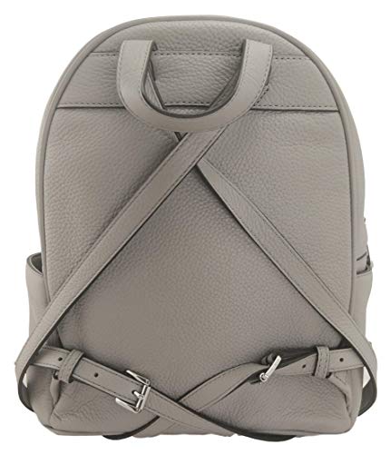Pearl Grey studded pebble leather Michael Kors backpack