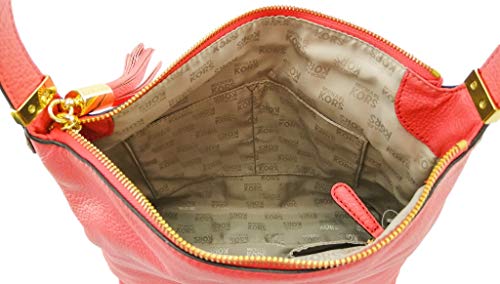 Michael Kors Watermelon Leather Crossbody Purse Medium Size
