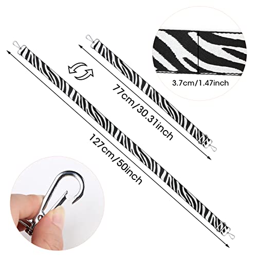 Zebra Print Handbag Strap, Wide Adjustable Shoulder - Women's Ideal