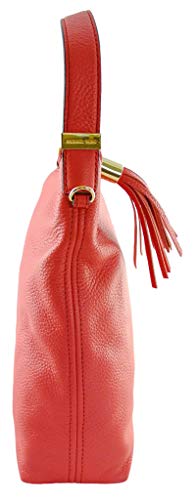 Michael Kors Watermelon Leather Crossbody Purse Medium Size