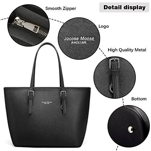 Jocose Moose Womens Laptop Tote: Large Designer Bag