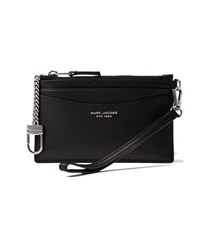 Marc Jacobs Black Zip Wristlet Wallet - One Size