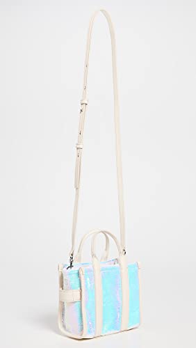 Marc Jacobs Women's The Mini Tote, Iridescent, Clear, One Size