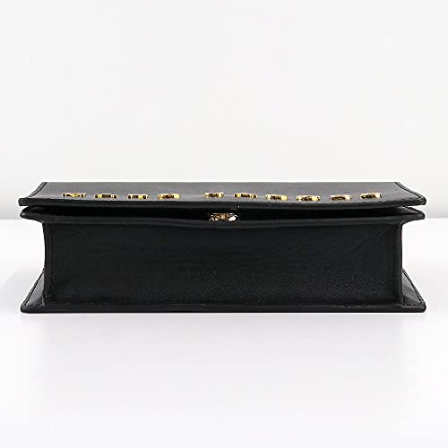 Marc Jacobs Small Damen Leather Crossbody Black/Gold Hardware