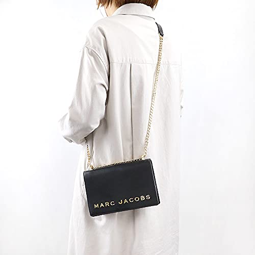 Marc Jacobs Small Damen Leather Crossbody Black/Gold Hardware