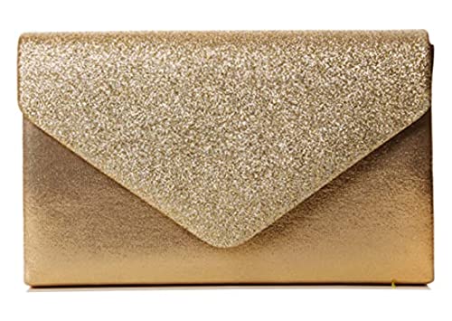 LeahWard Women's Gold Wedding Clutch for Bridal Prom
