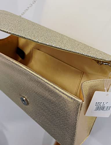 LeahWard Women's Gold Wedding Clutch for Bridal Prom