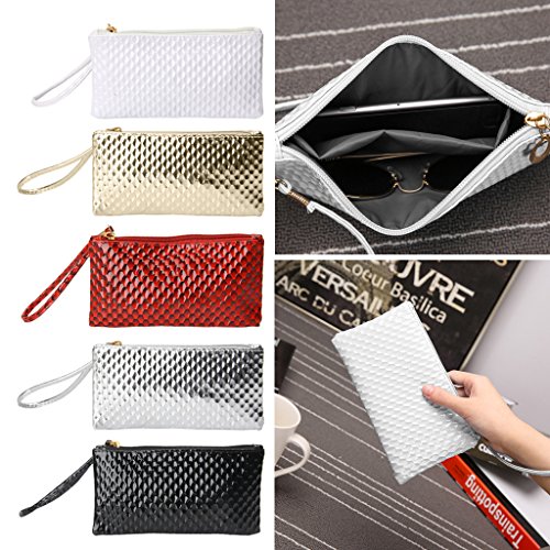 Elegant Leather Envelope Clutch for Evening Events