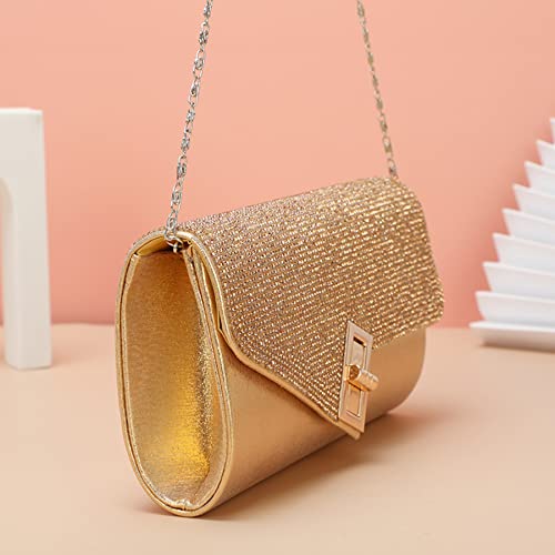 VOMONO Glitter Envelope Clutch Handbag for Party Wedding