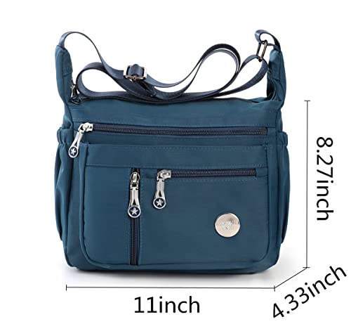 HERCMNOY Women's Sunflower Shoulder Handbag with Multiple Pockets
