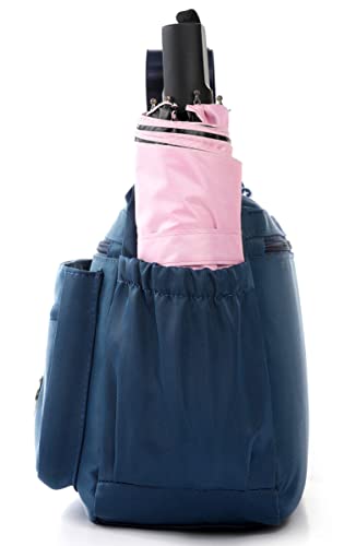 HERCMNOY Women's Sunflower Shoulder Handbag with Multiple Pockets