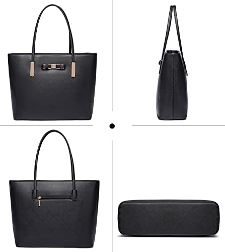 Elegant Black Shoulder Bag by Vanessa & Melissa