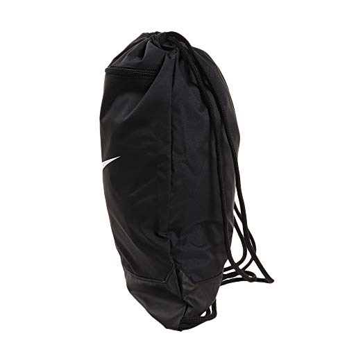 Nike Brasilia 9.0 Gym Sack - Black/White (One Size)