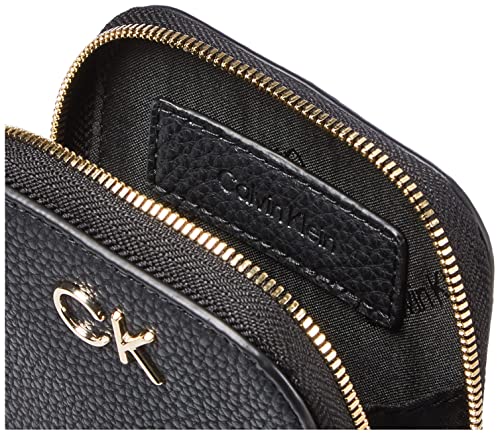 Calvin Klein Women's Black Phone Crossbody Designer Handbag