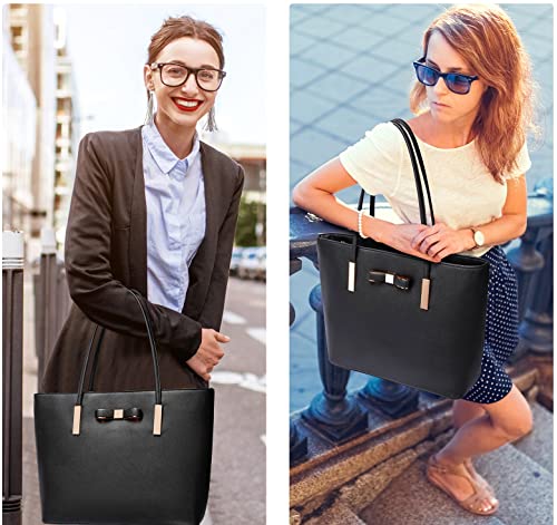 Elegant Black Shoulder Bag by Vanessa & Melissa