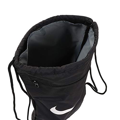 Nike Brasilia 9.0 Gym Sack - Black/White (One Size)