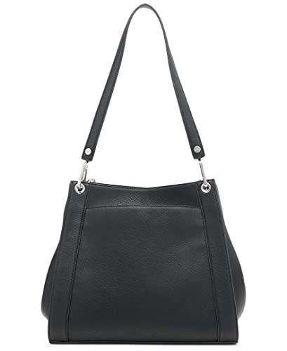 Calvin Klein Ellie Shoulder Bag, Black/Silver Combo