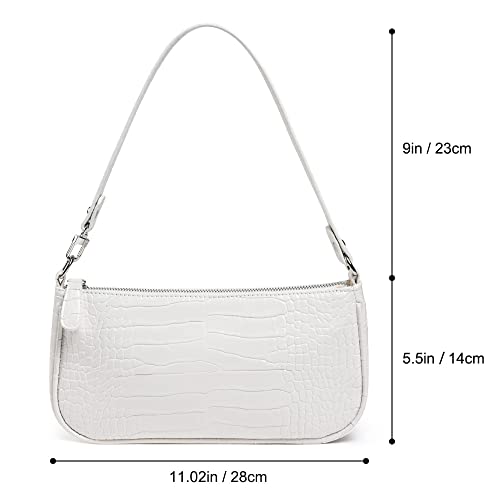 Aucuu Retro Crocodile Print Mini Shoulder Handbag