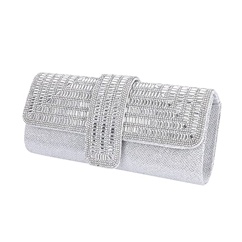 Sparkly Crystal Rhinestone Clutch Bag for Women
